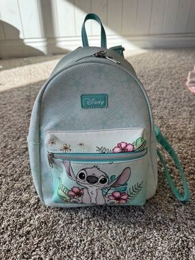 Loungefly Mint Disney Stitch Mini Backpack